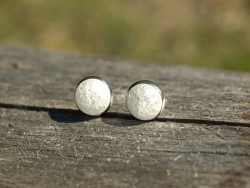 kolczyki kryształ górski kolczyki z kryształem górskim kolczyki sztyfty kamień naturalny biżuteria z kamieni naturalnych przezroczyste kolczyki kolczyki minimalistyczne