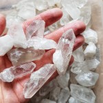 Kryształ górski - małe surowe szpice